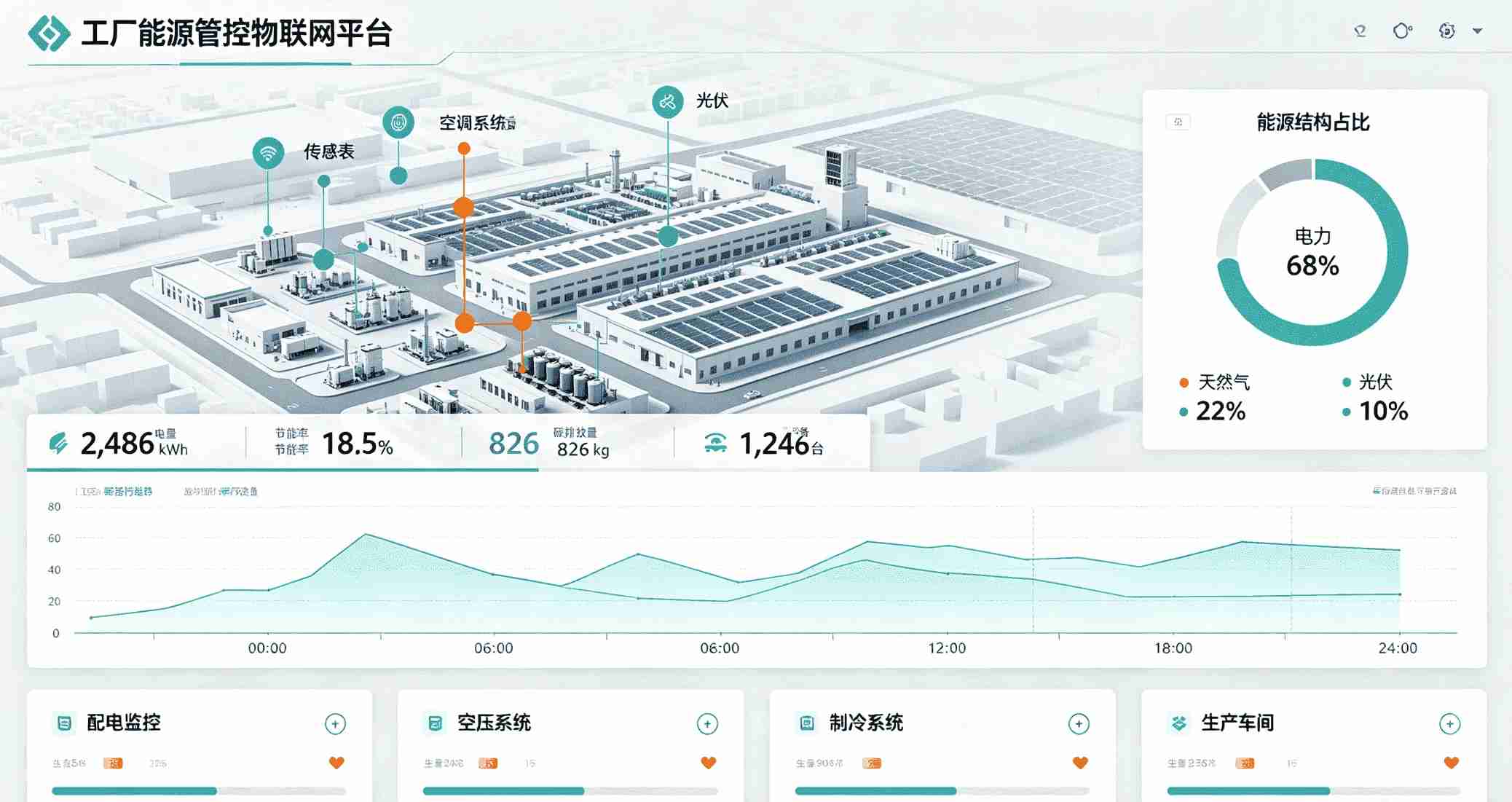 工厂能源精细化管控平台